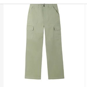 NWT ,FRYE green tea, cargo six pockets high-rise pants size 12 ,16.